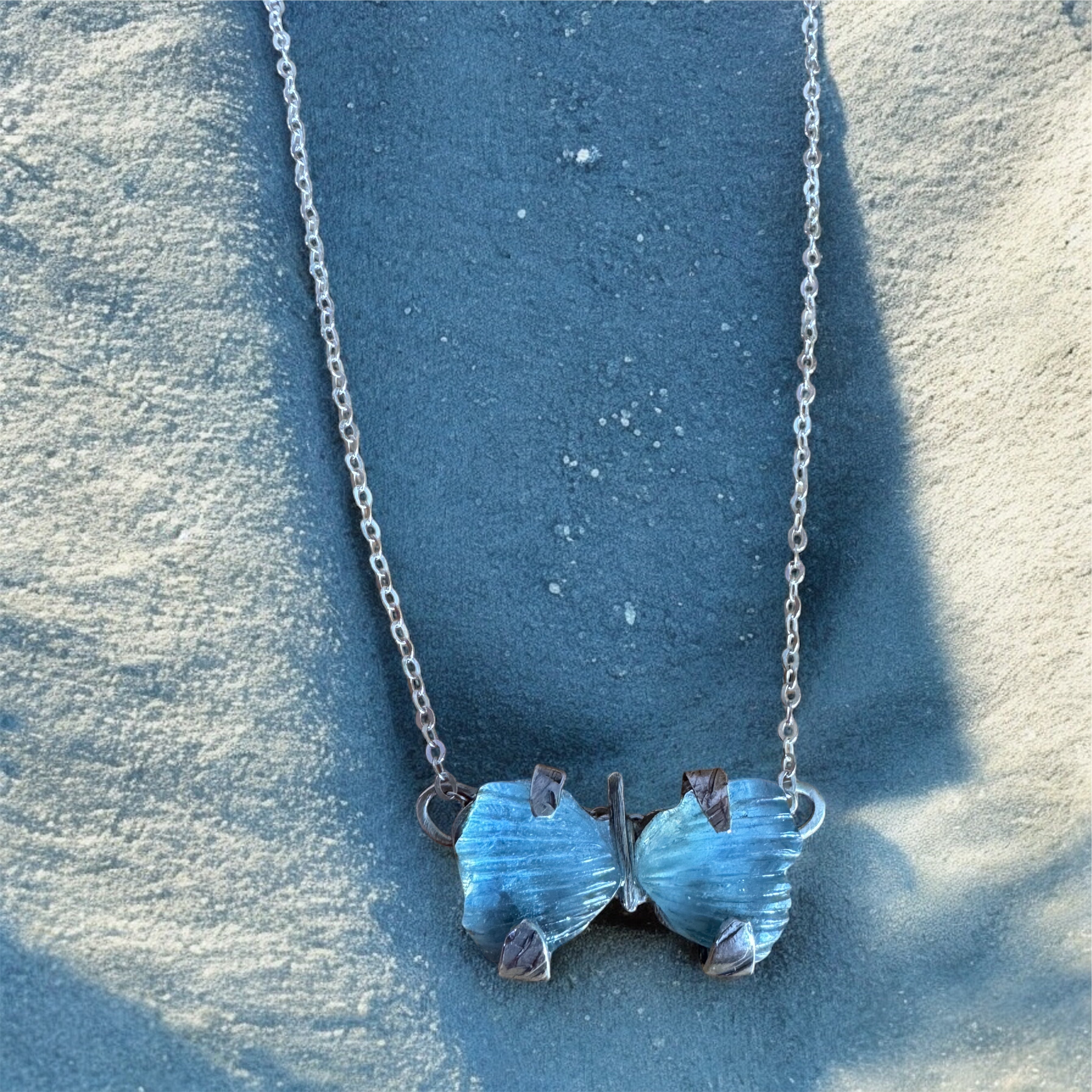 Oceanlight Butterfly Aquamarine