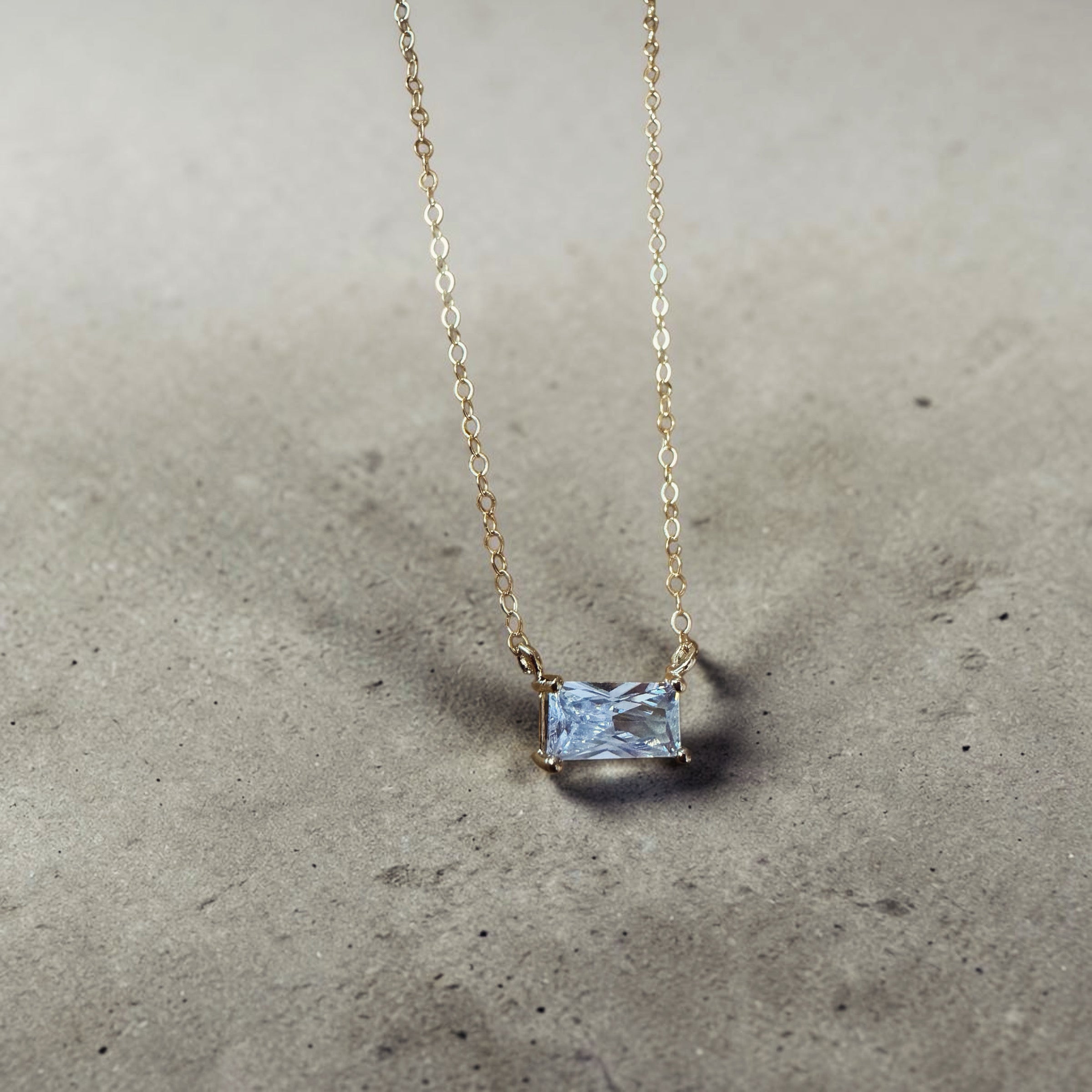 White Topaz Necklace