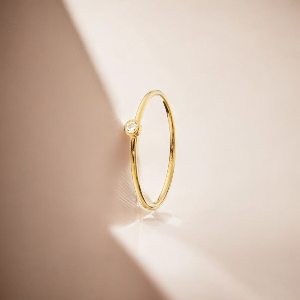 Crolyn Sapphire stack Ring - Gold