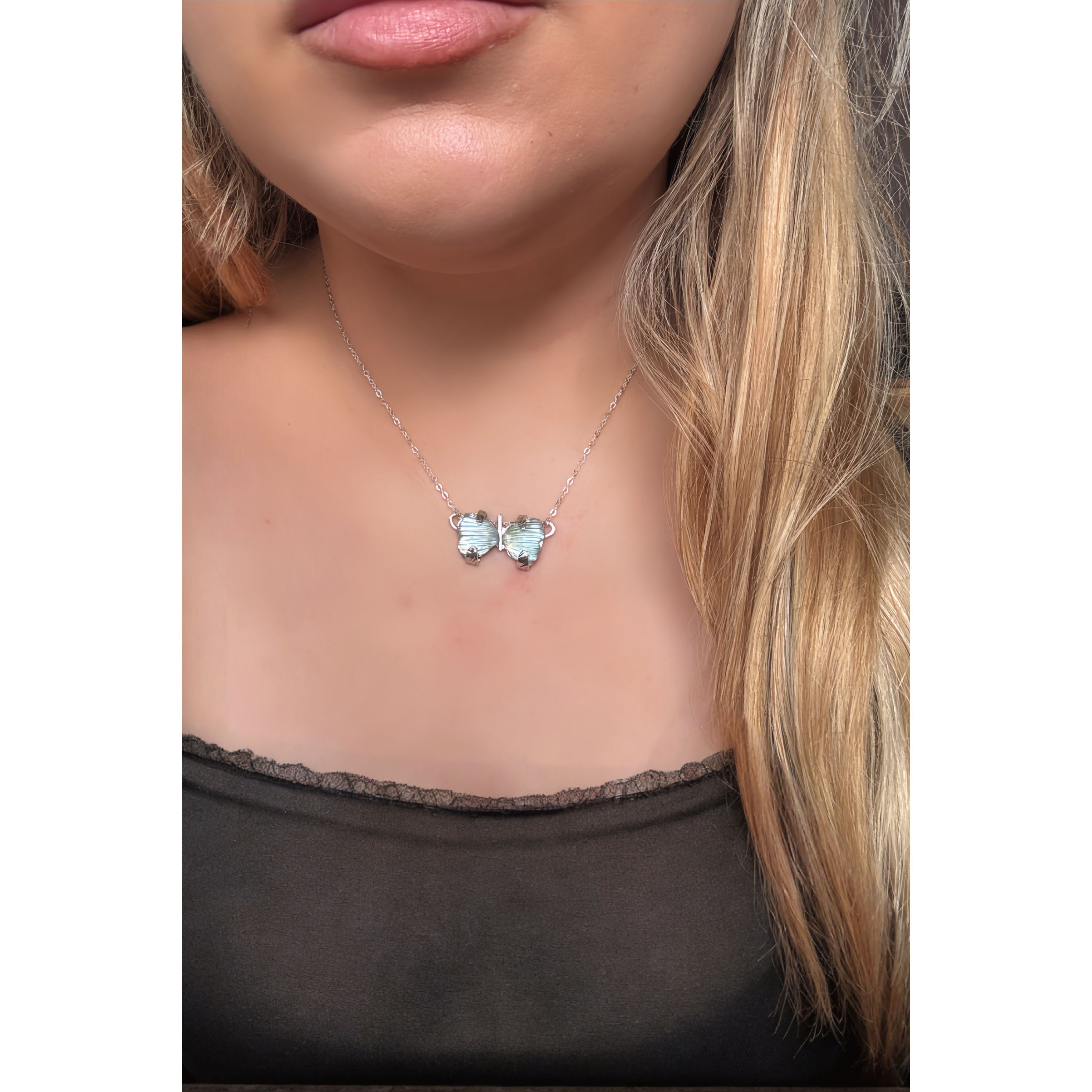 Oceanlight Butterfly Aquamarine