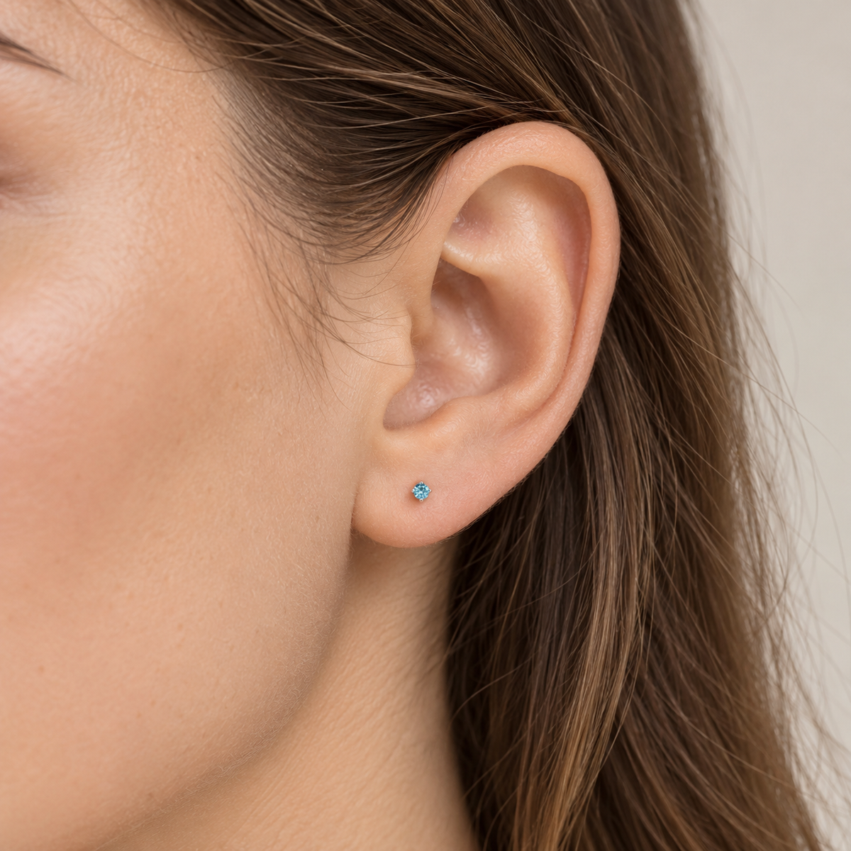 Tiny Birthstone Studs
