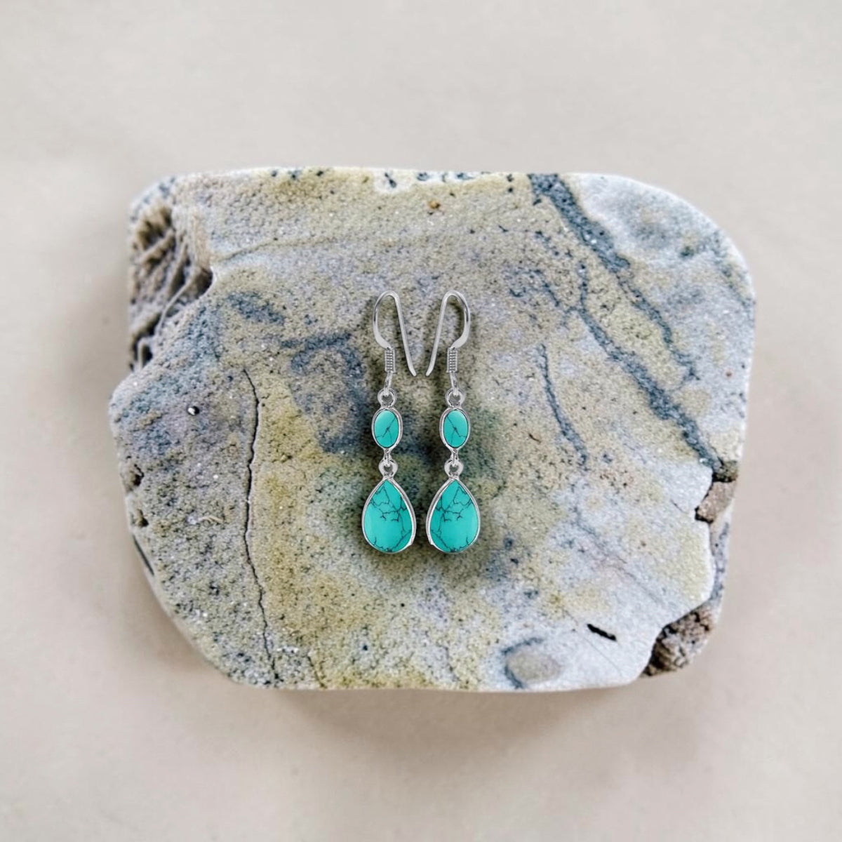 Crolyn Turquoise Drop Earrings