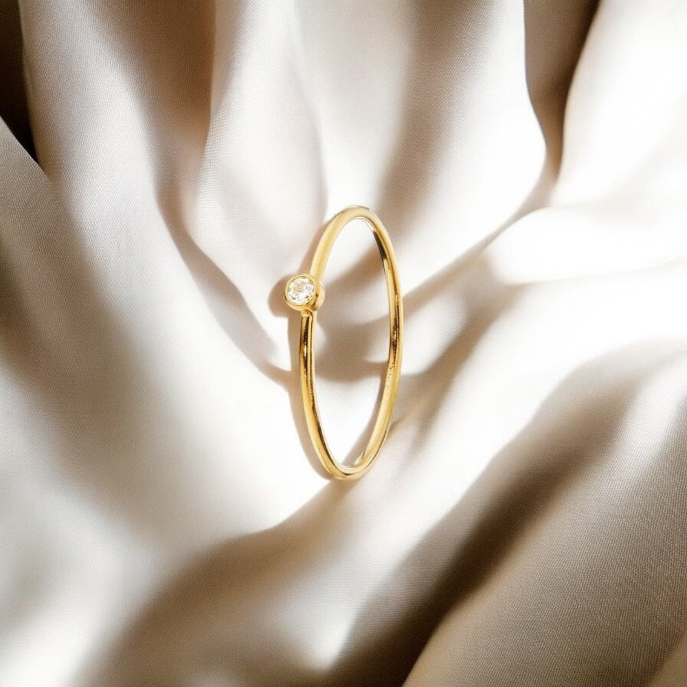 Crolyn Sapphire stack Ring - Gold