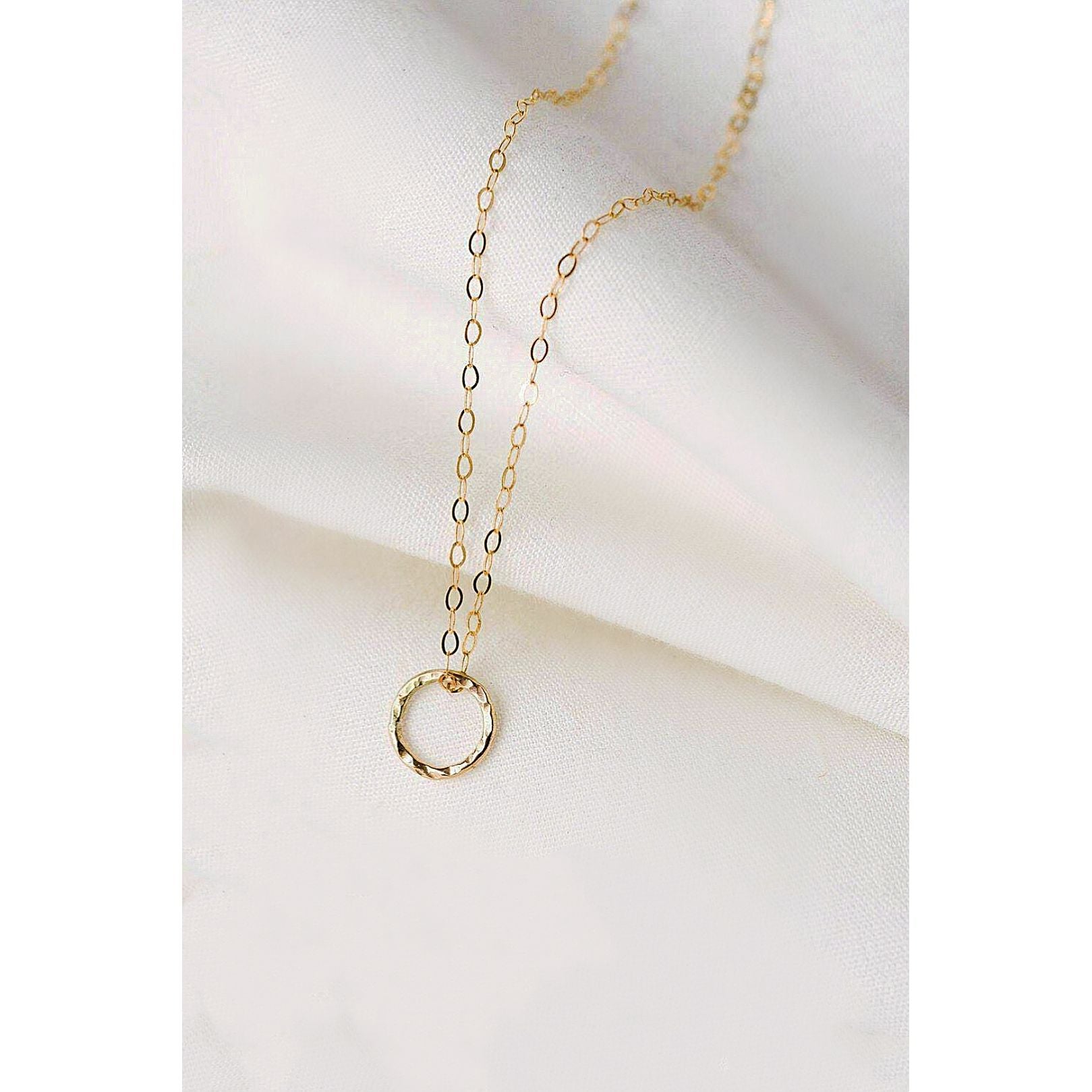 Solid Gold Circle of life Talisman